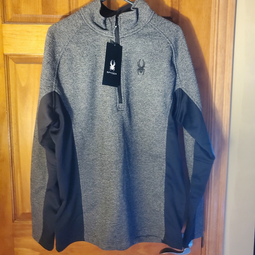 NWT Spyder Men's 1/4 Zip Outbound Sweater Jacket